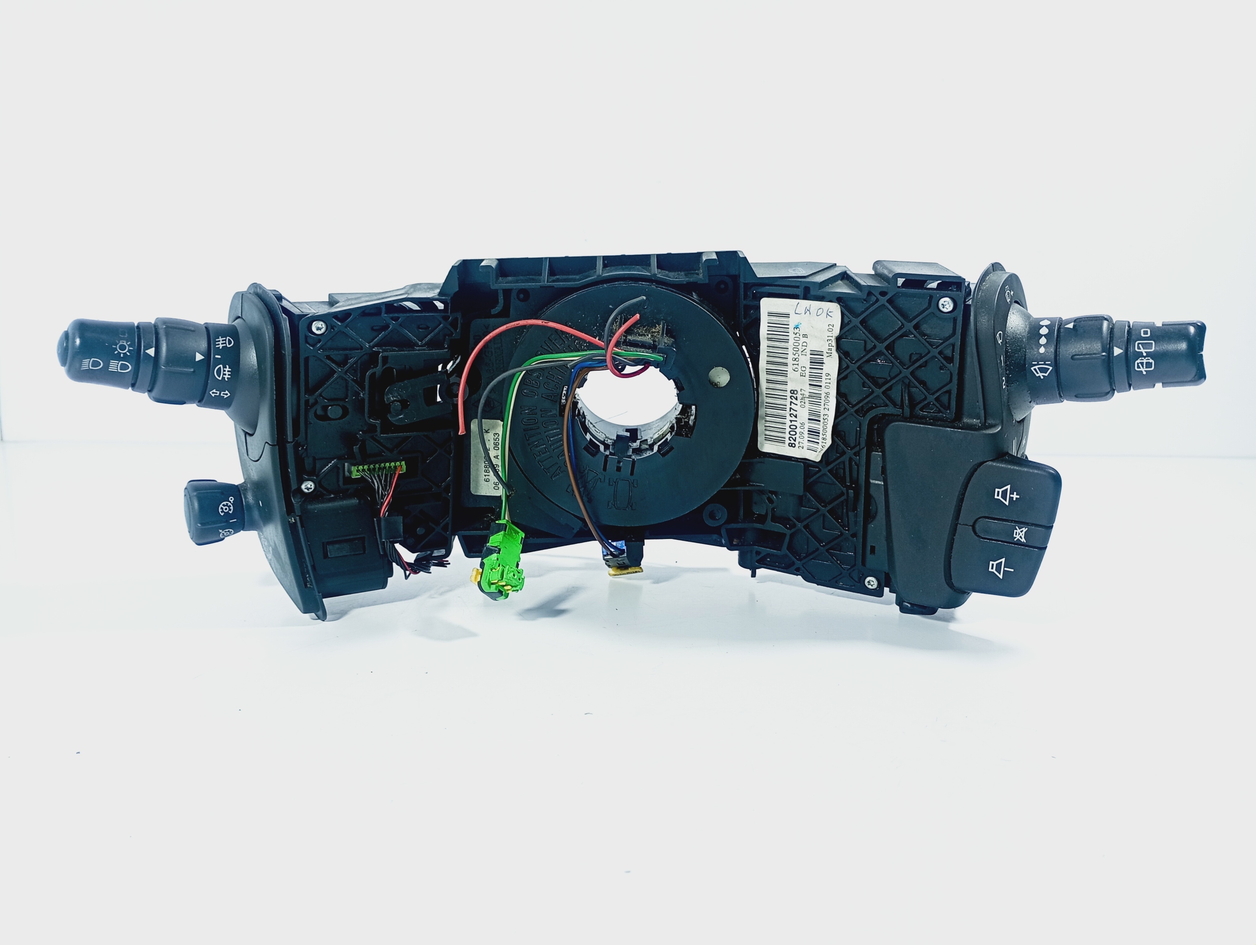 interrupteur commande levier commodo sous volant OE 8200127728 Renault Scenic 2 II 05-08