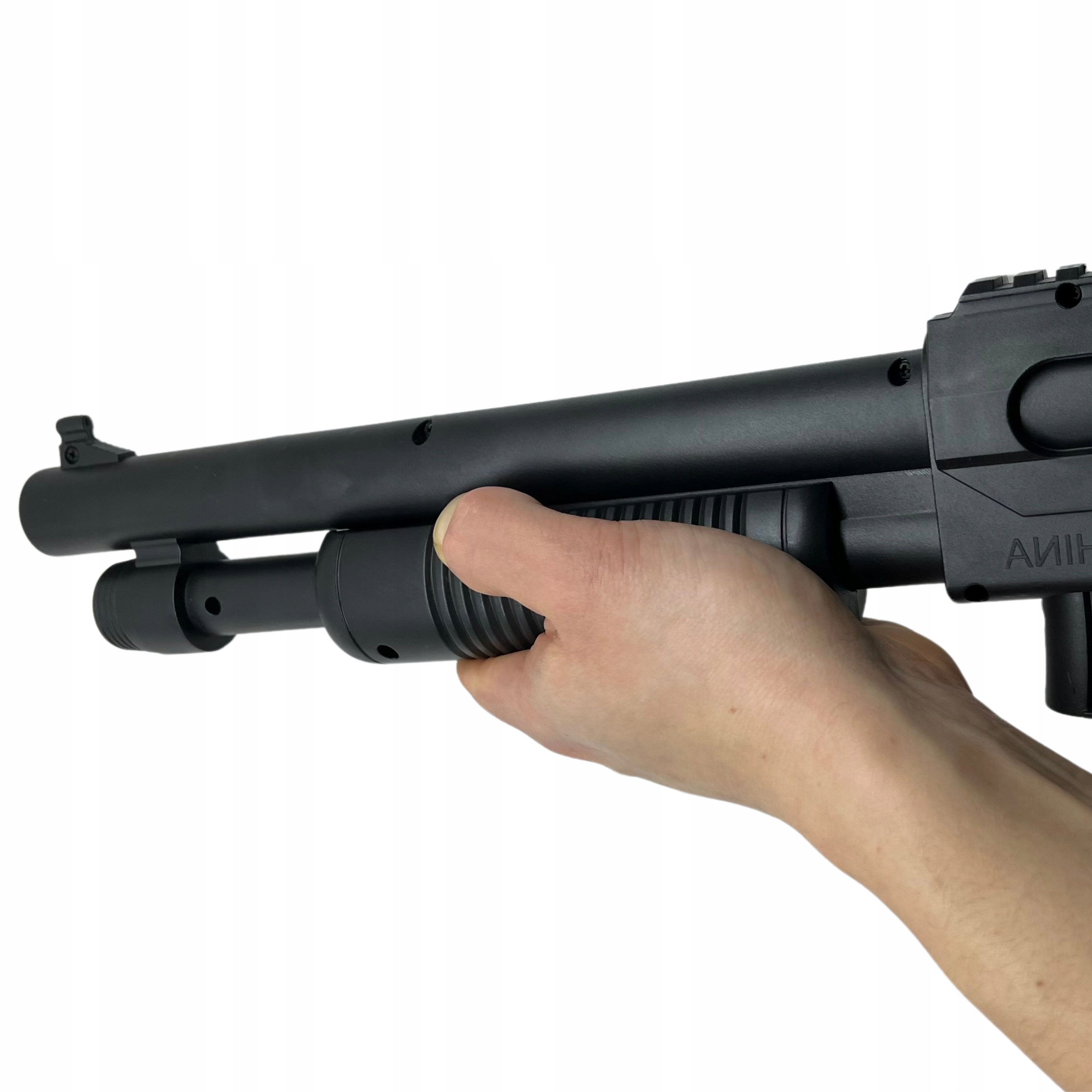 PISTOLET NA KULKI PLASTIKOWE SHOTGUN IMITACJA BRONI STRZELBA KARABIN NABOJE EAN (GTIN) 5906280400033