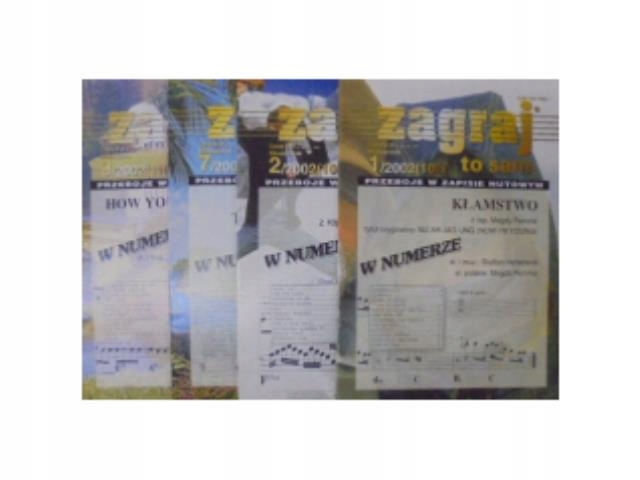 Zagraj nr 1,2,7,9/2002