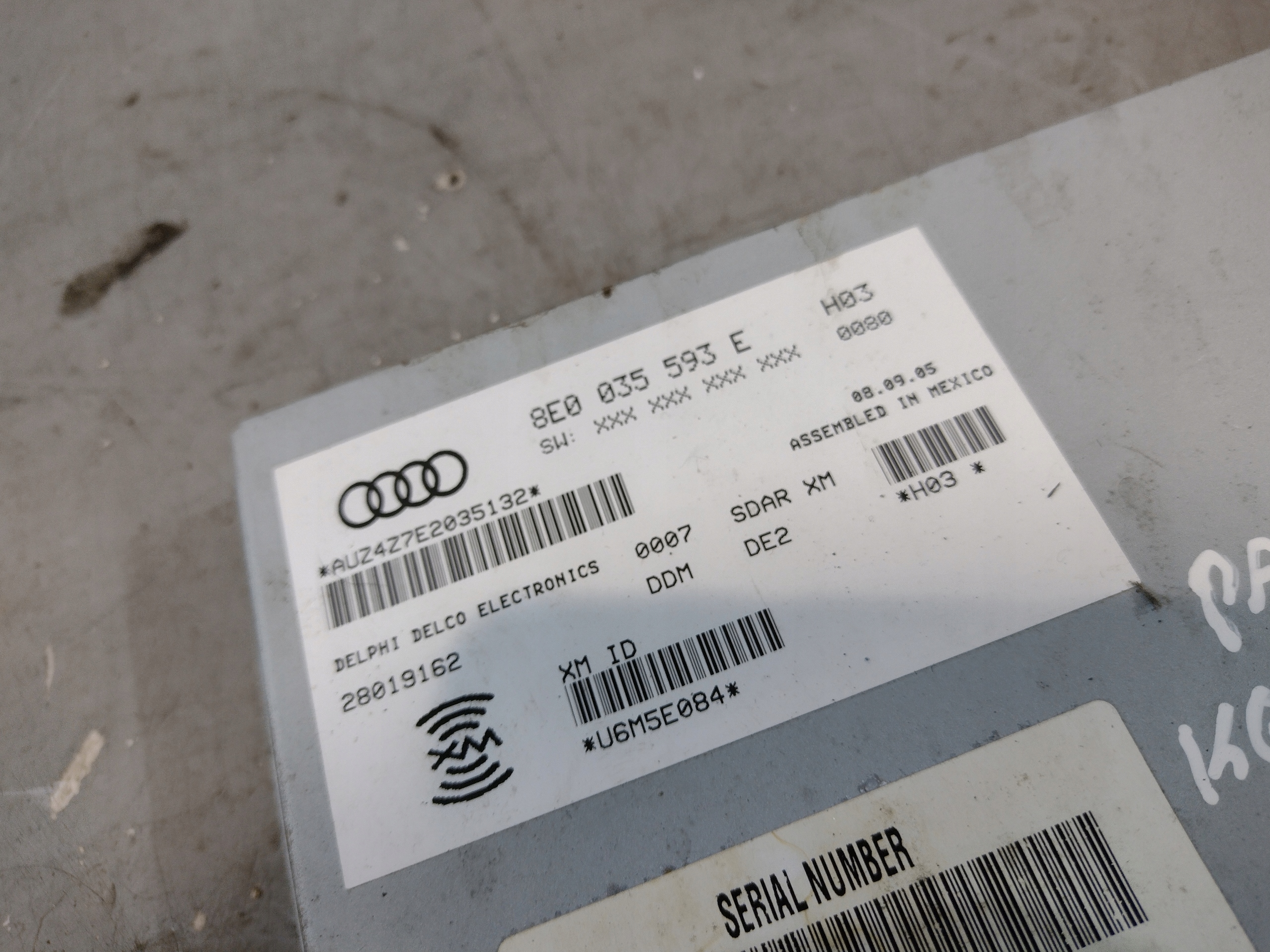 Module radia Volkswagen Passat B6 8E0035593E