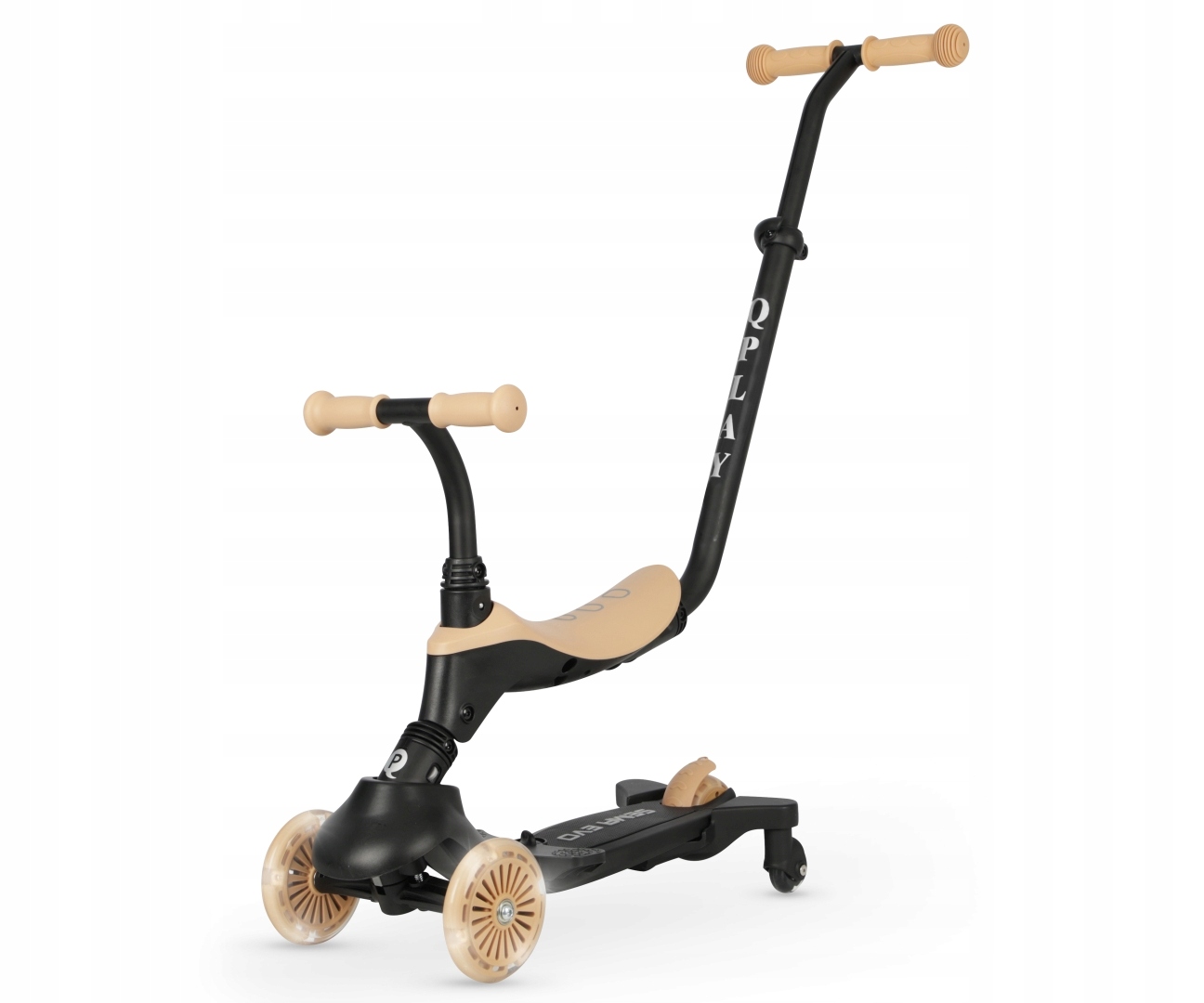 Hulajnoga trójkołowa dla dziecka Sterowanie rączką Sema Evo 3w1 Qplay