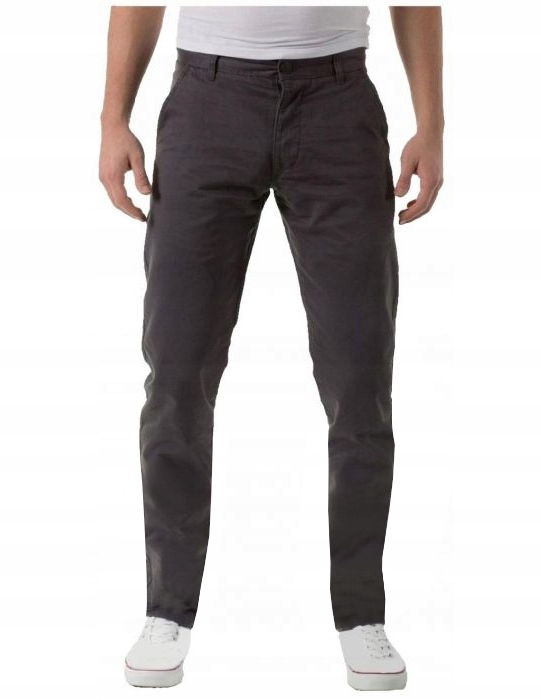 

Jack Jones Grafitowe Chinosy Slimowane Fit _ 32/28