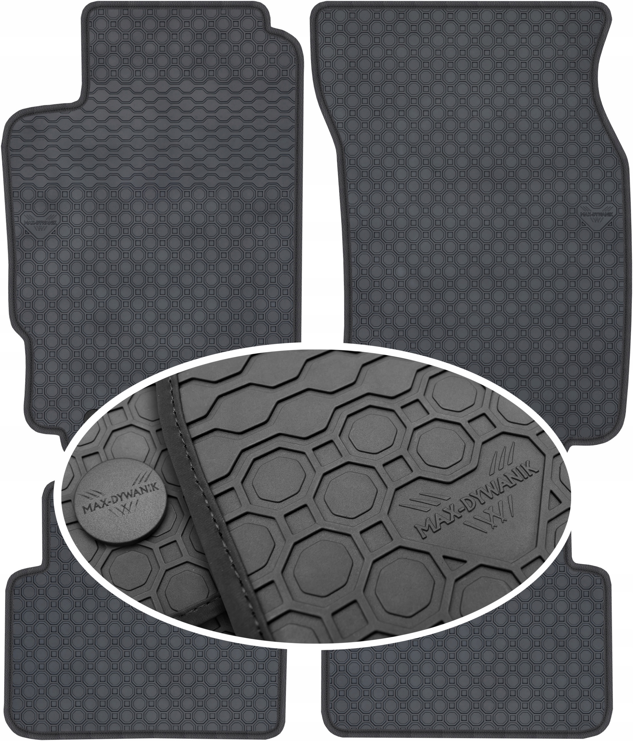 Peugeot 406 Coupe 1995-2004 Gumový koberec PrimeLiner čierny