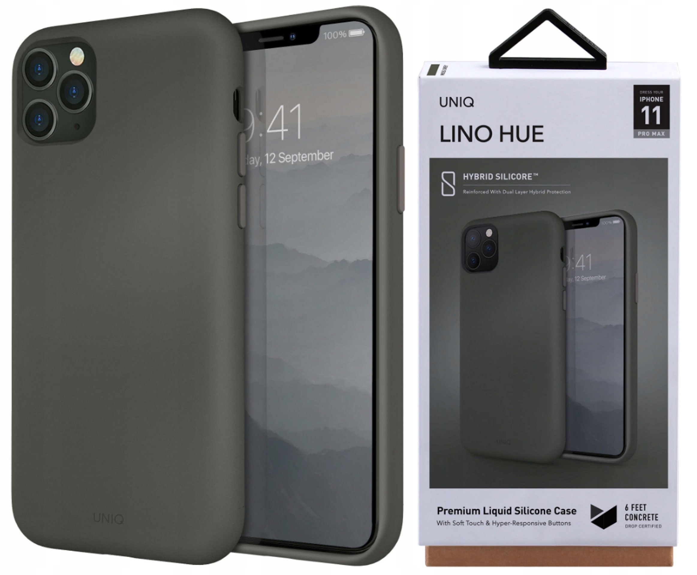 

Silikonowe Etui Futerał Uniq Do iPhone 11 Pro Max