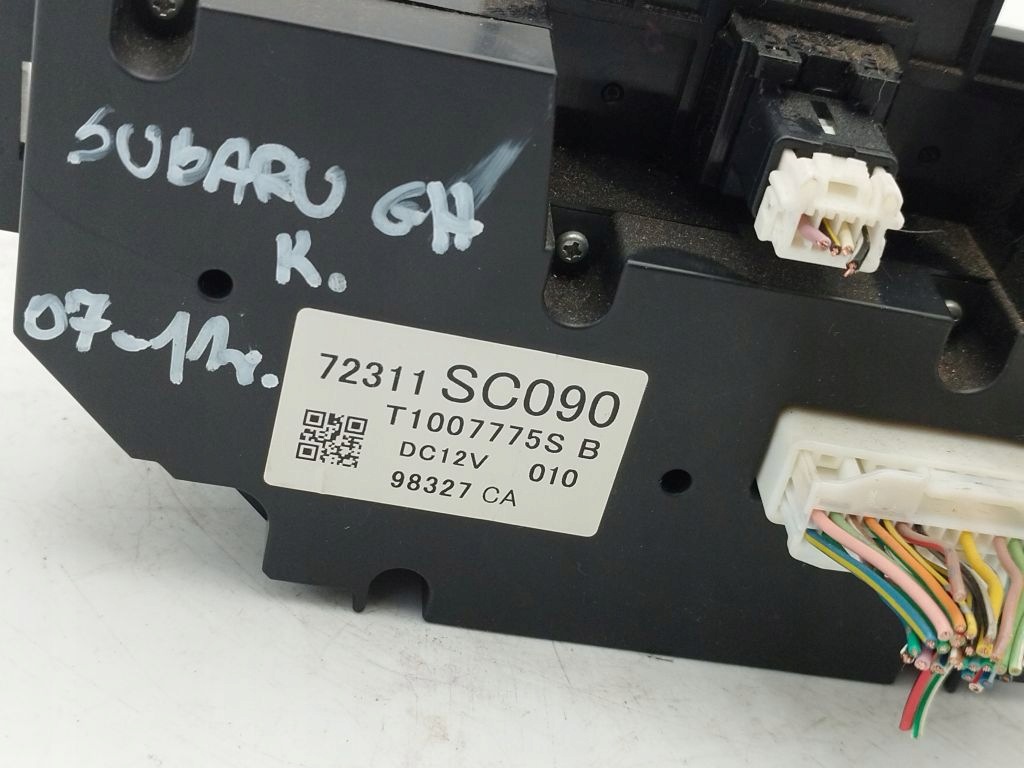 Subaru Impreza III 3 GH bedienteil des lüfters 72311SC090