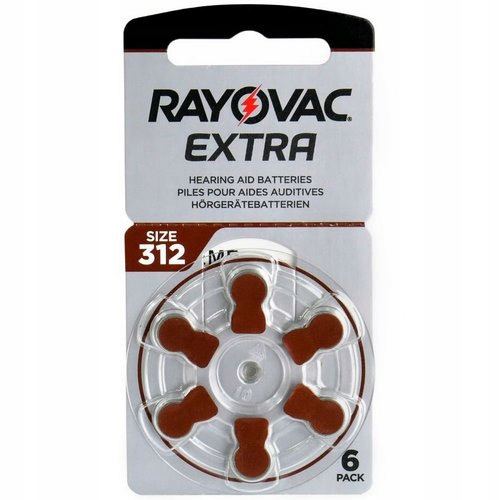 

Rayovac Extra 312 Emf PR41 Baterie słuchowe 6 szt.