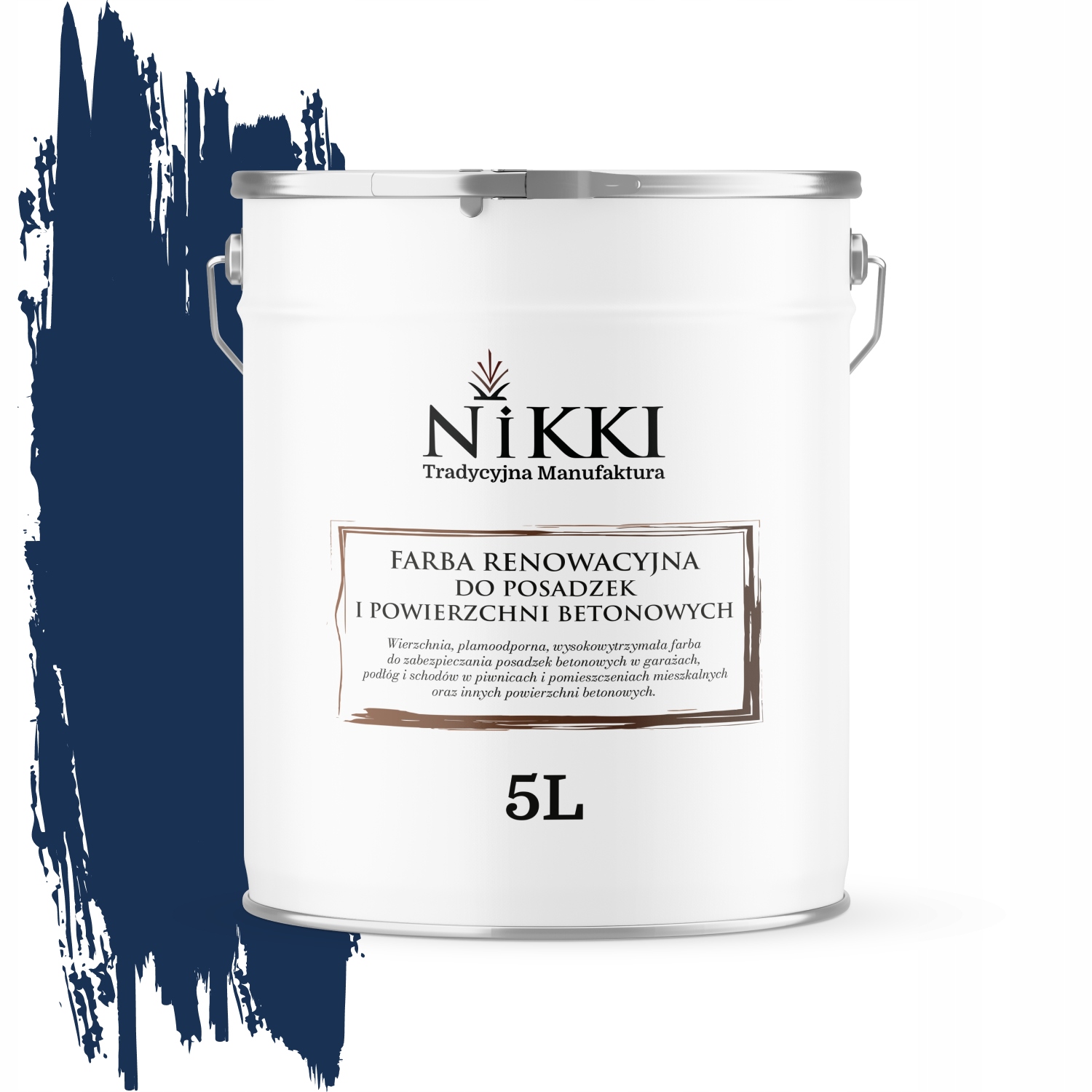 Farba Na Renováciu Betónových Podláh 5 L Modrá Kobaltová RAL5013 Lesk