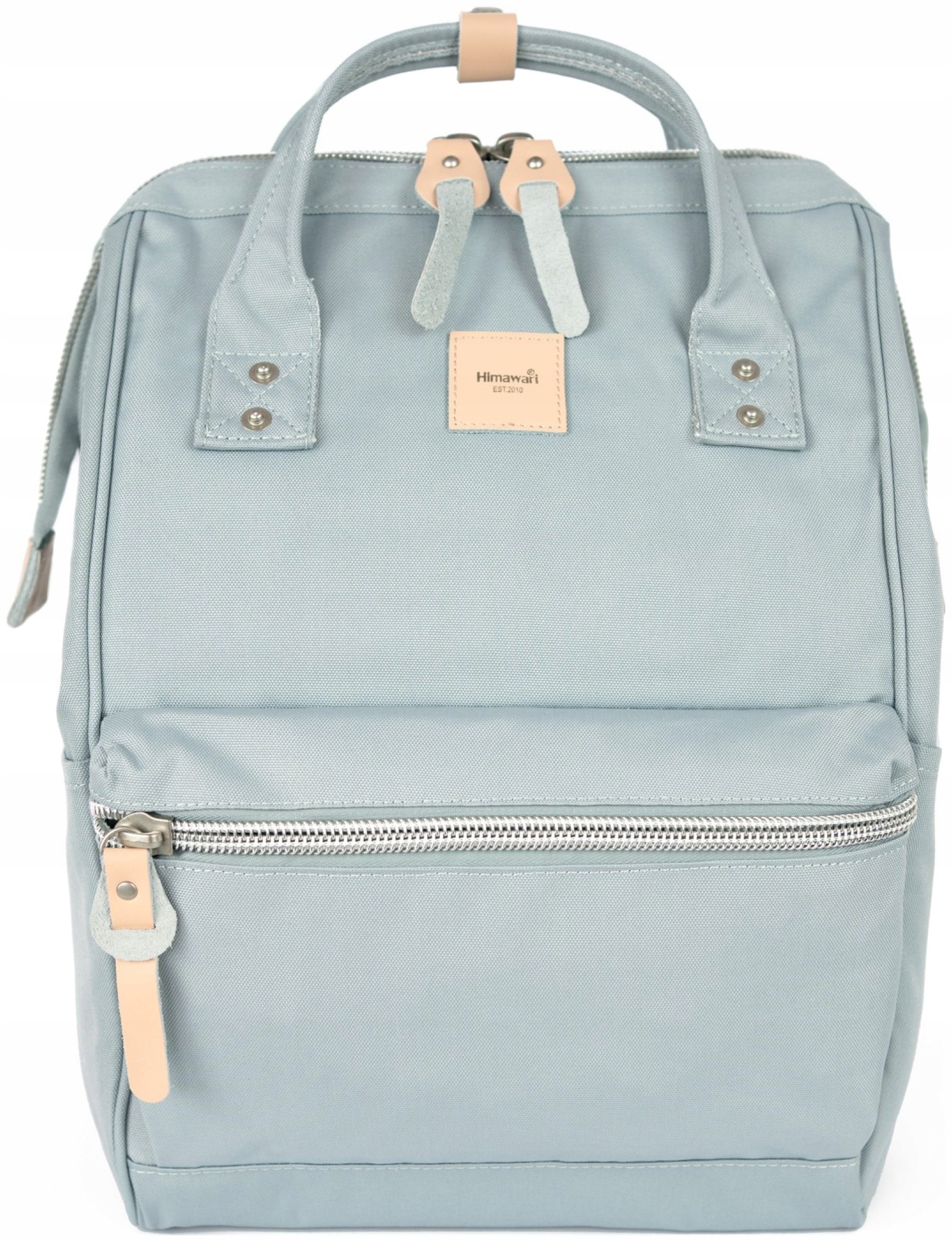 Batoh na notebook Himawari Pale M organizér pro práci přes Usb, světle modrý
