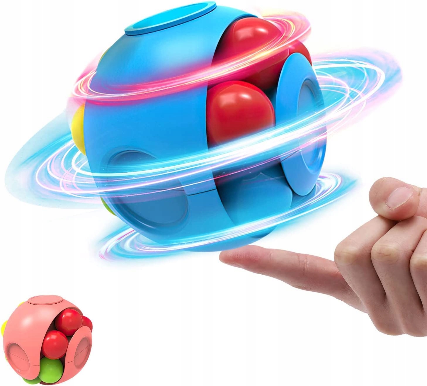 

2x Kostka Logiczna Obrotowa Spinner Kolorowa Magic