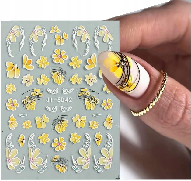 NAKLEJKI NA PAZNOKCIE SAMOPRZYLEPNE JI-5D42