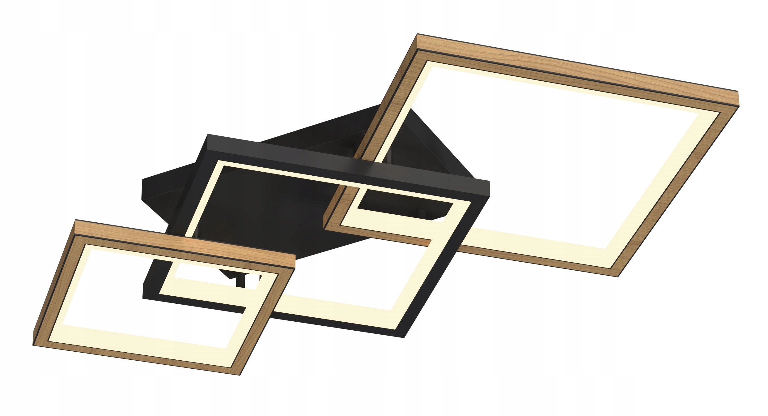 Stropné Svietidlo obdĺžnikové Led Malta teplá farba Moderné svietidlo do spálne