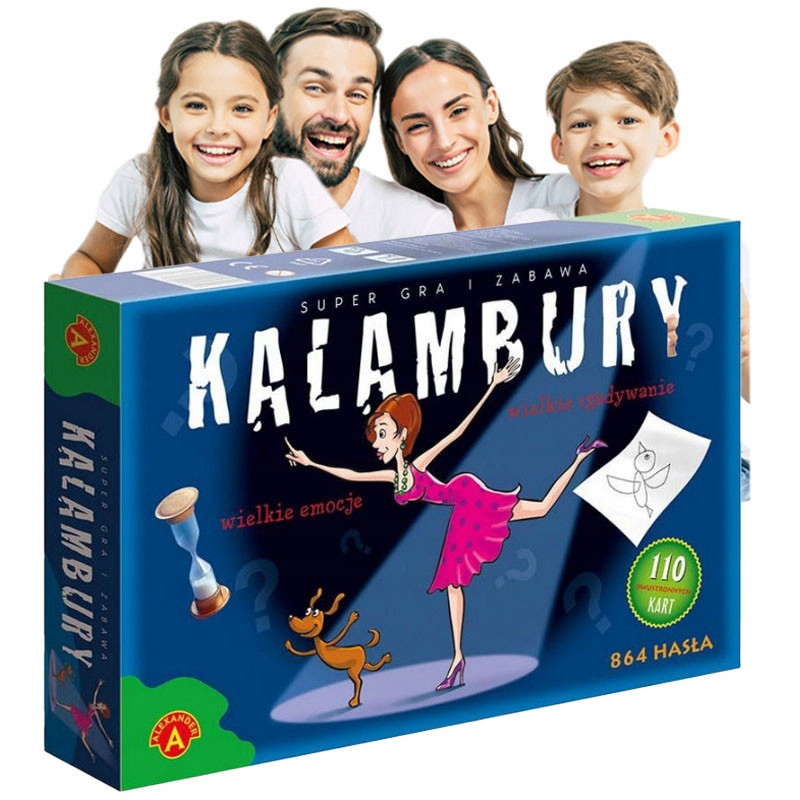 Kalambury Ciekawa Gra dla Dziecka Towarzyska Integracyjna Planszówka