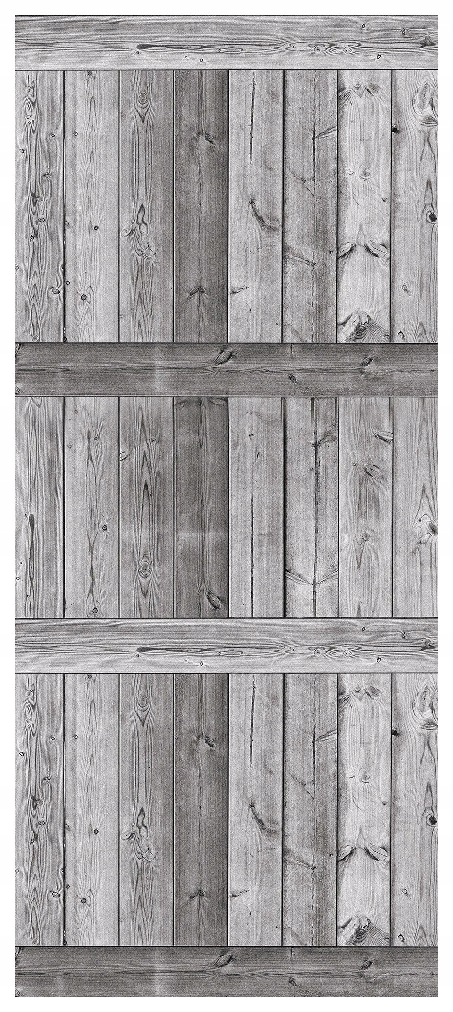 Samolepka Fototapeta Šedé dřevo Desky Textura Monochrom 91x211