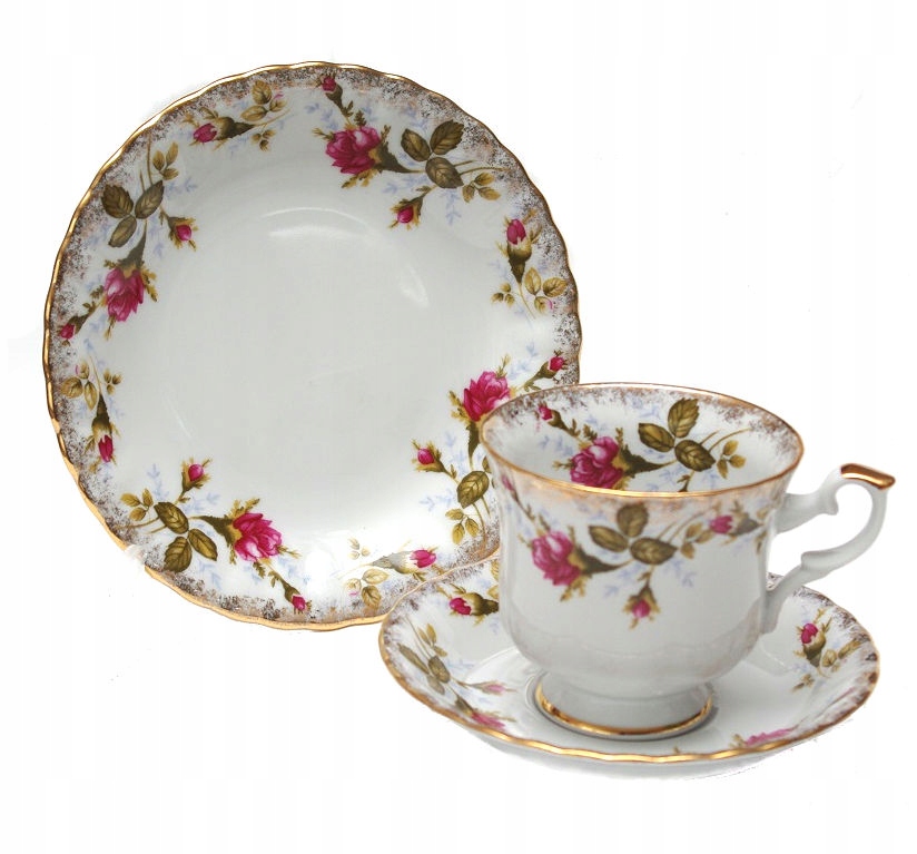 CHODZIEŻ FILIŻANKA Z SPODKIEM !! ''Iwona'' róża