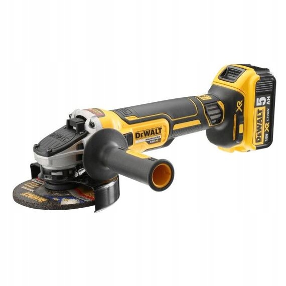 DeWalt DCG405P3 aku bezuhlíková uhlová brúska 125mm, 18V/3*5Ah, kufor