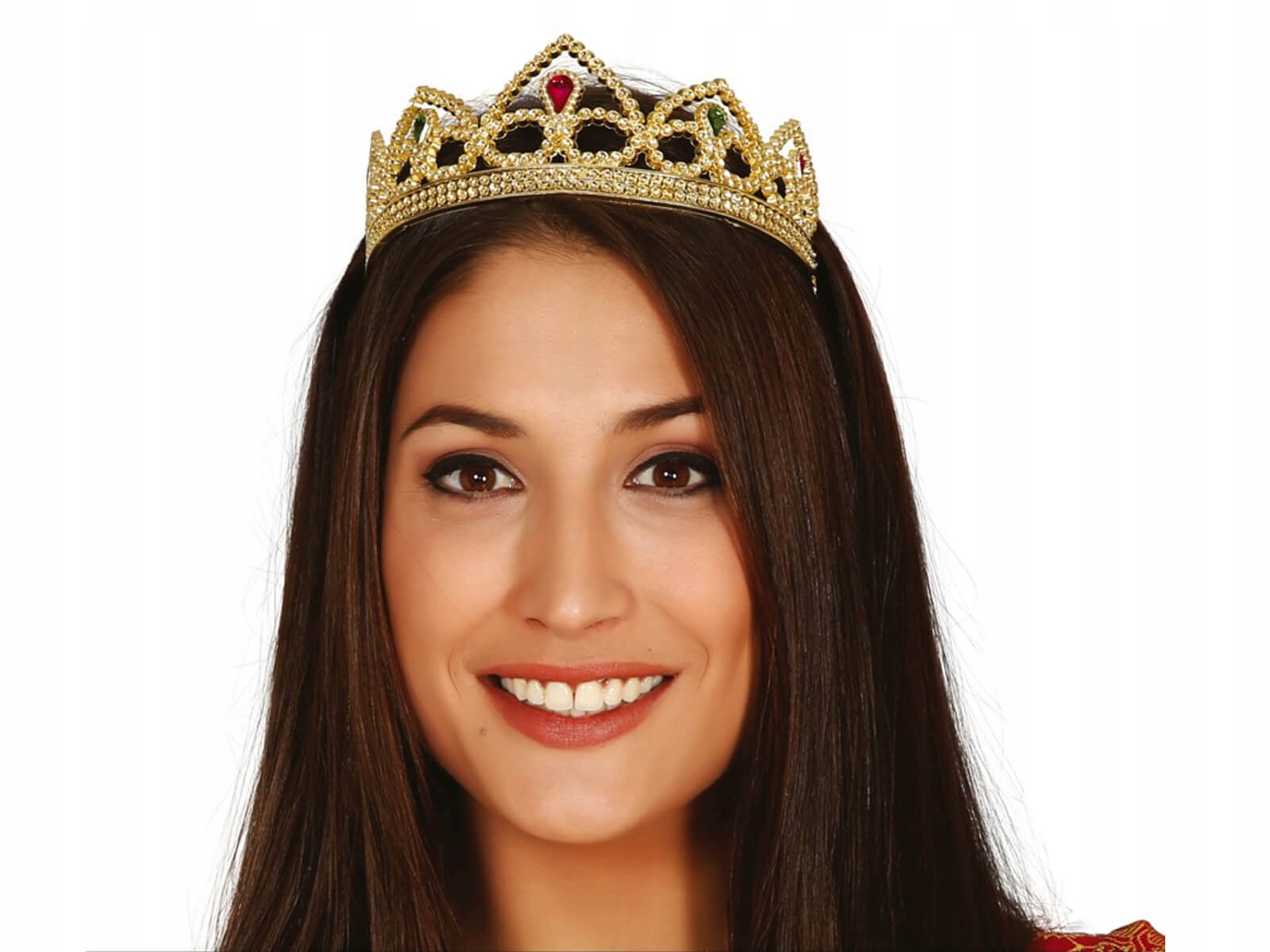 

Tiara diadem złoty Korona Królowa Balu Urodziny