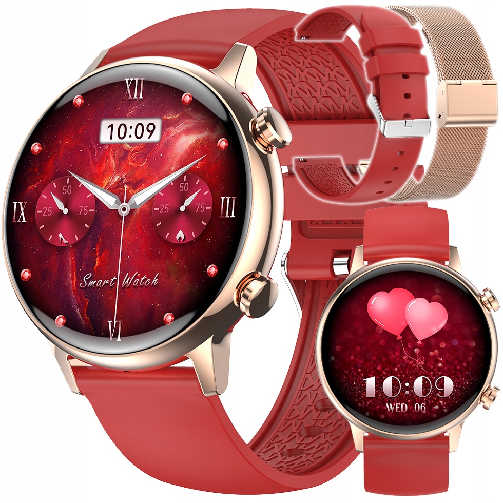 

Smartwatch Zegarek Damski Tętno Ciśnienie Rozmowy