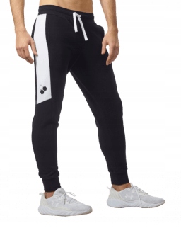 Olimp Team Unisex Černobílé tepláky vel XXL