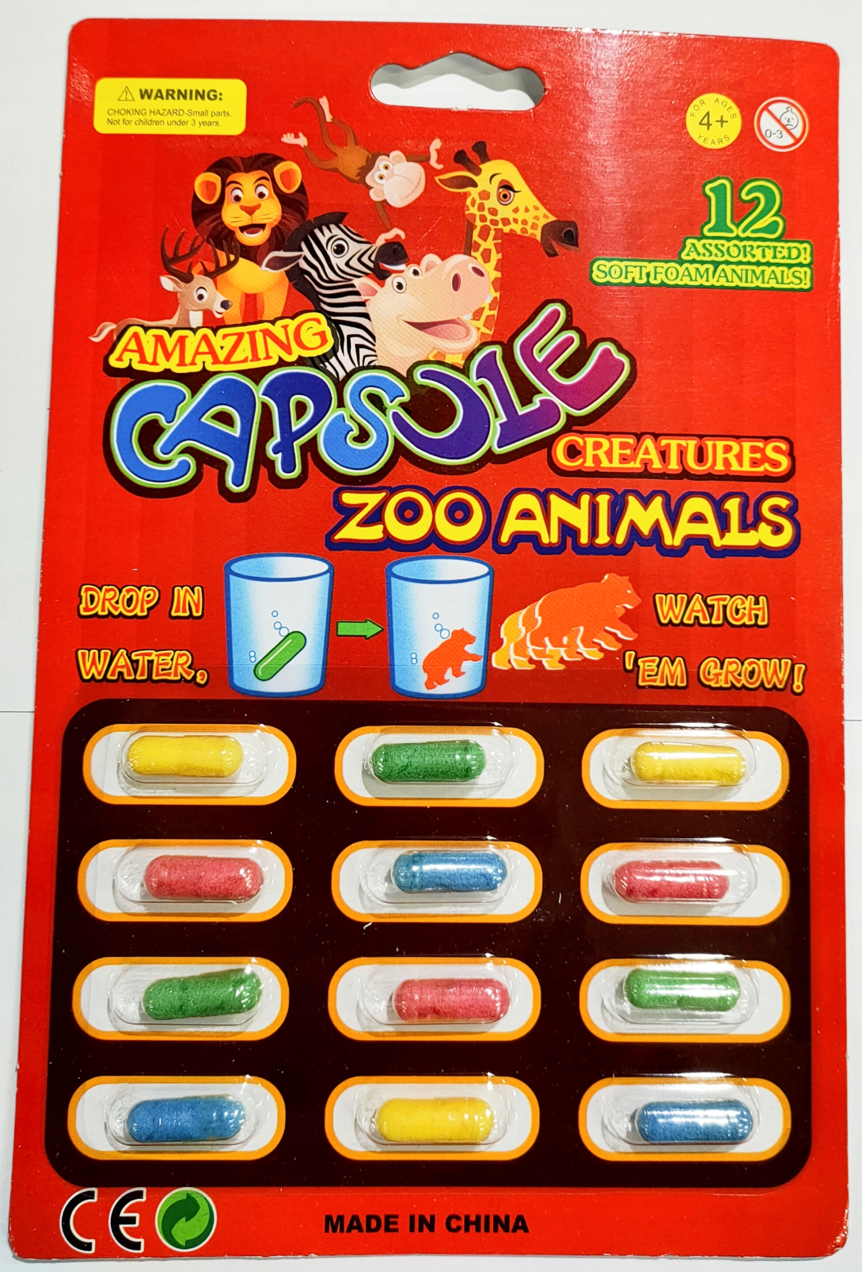 

Zwierzęta Zoo dzikie - magiczne kapsułki
