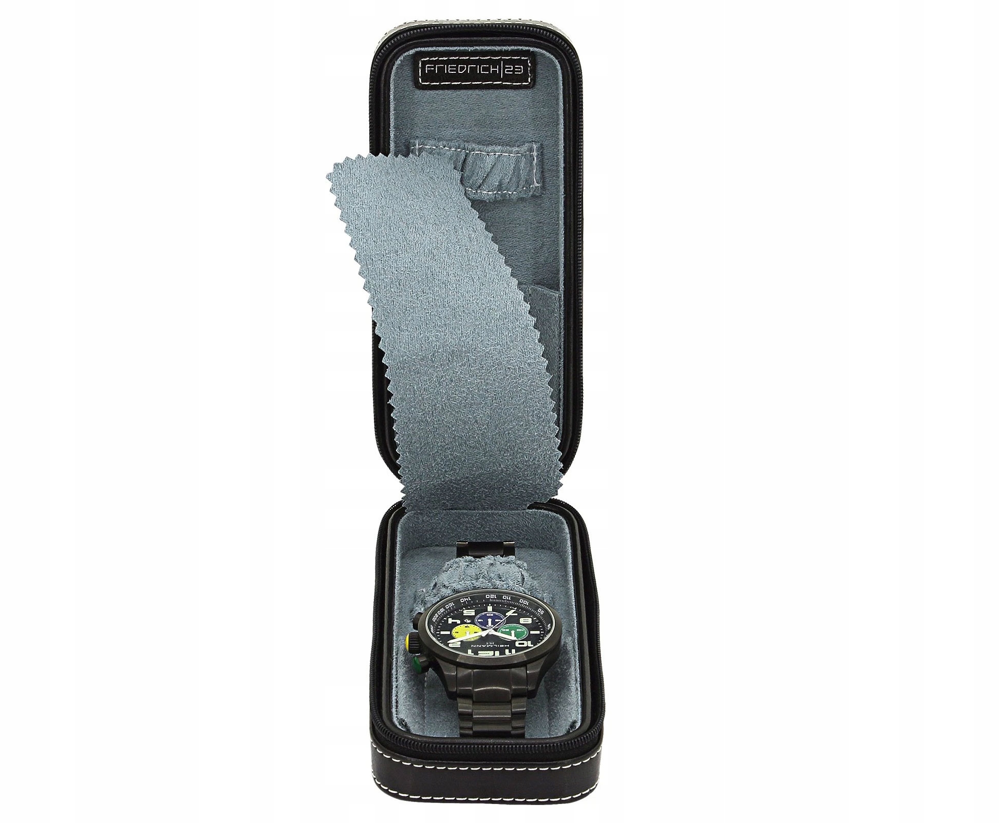 Etui pudełko skórzane podróżne na 2 zegarki Bond 2 Liczba miejsc na zegarki 2