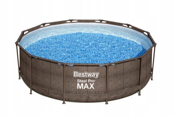 Basen stelażowy okrągły Bestway Steel Pro Max 366 x 100 cm