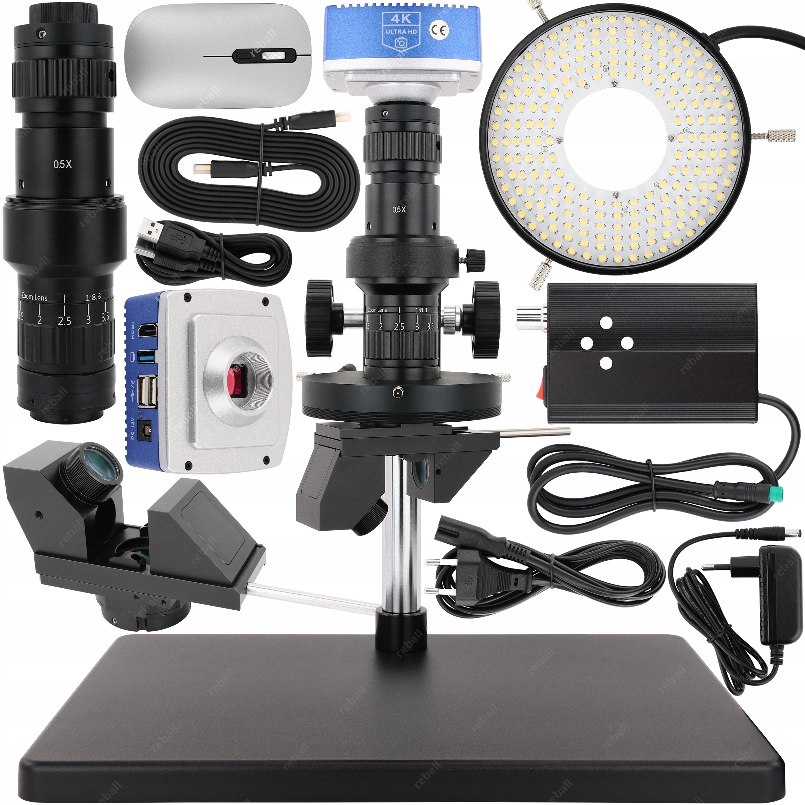 Digitální Mikroskop SZ10H Pro S 3D Modulem Inspekce 360° Kamera 4K 30FPS