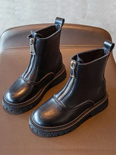 BOTKI DZIECIĘCE CZARNE GŁADKIE NA ZAMEK 27 ŁŁA Kod producenta sk2307231255944510