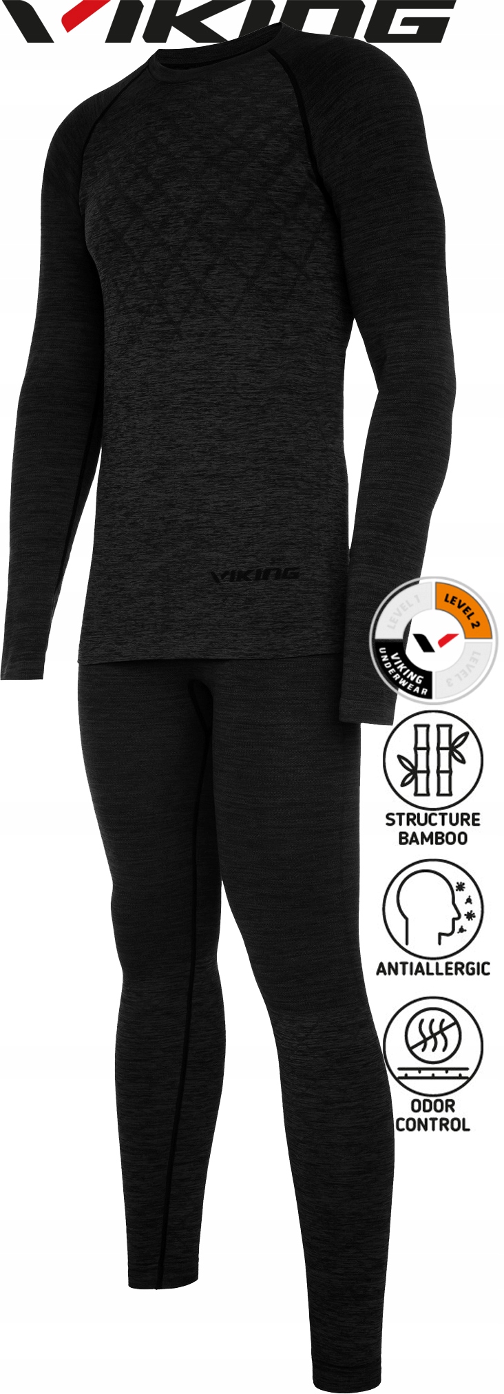 Bielizna termoaktywna Viking Lucas Bamboo Set XL