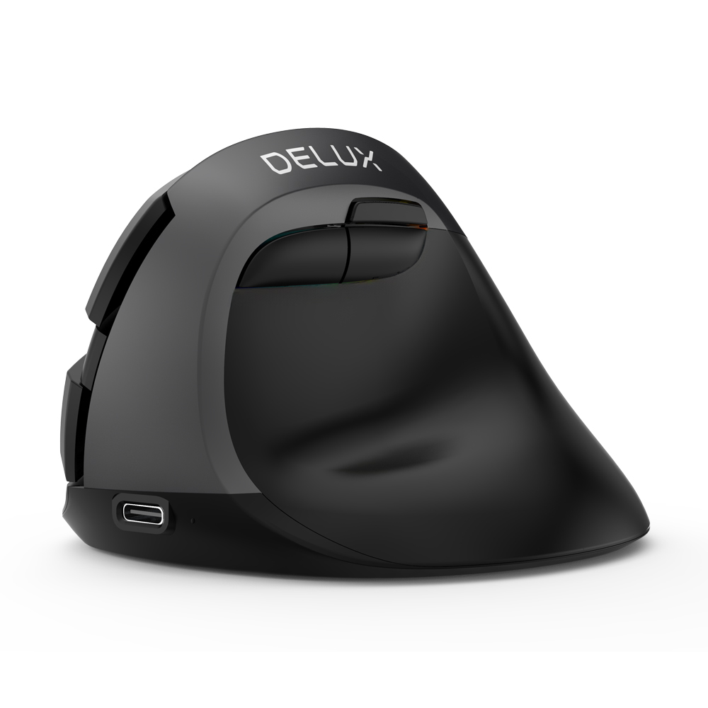 Mysz komputerowa bezprzewodowa do laptopa Bluetooth 5.0 4000 Dpi Pionowa