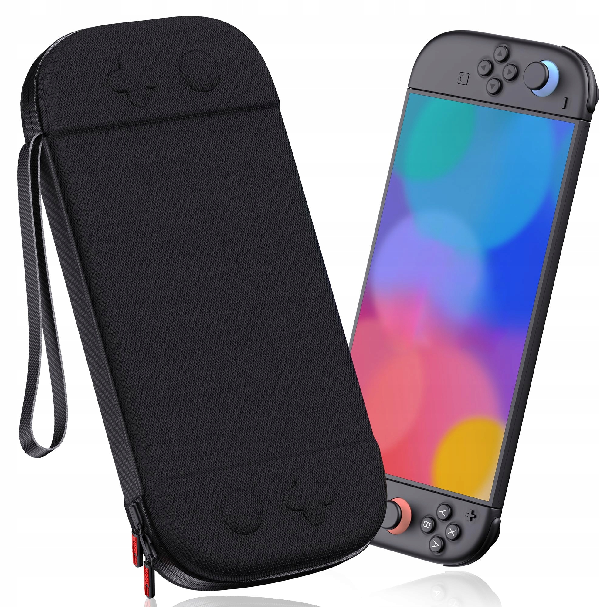 Etui Nintendo Switch 2 STARTRC Cienkie Twarde Podróżne z Miejscem na Karty