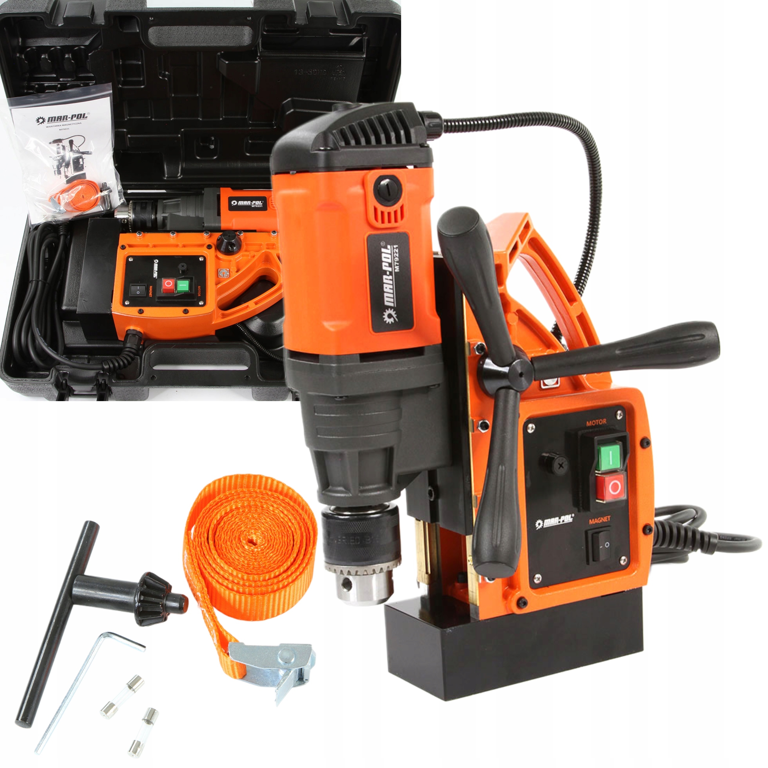 Magnetická Vrtačka Elektromagnetická 11500N 1480W M79221