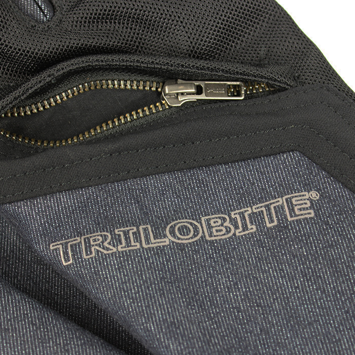 Spodnie Motocyklowe Trilobite 1962 Airtech lady 32 Kolor czarny granatowy