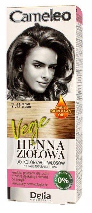 

Delia Cameleo Henna ziołowa Blond 7.0