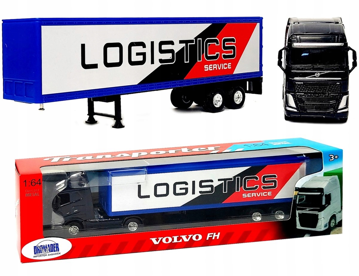 Welly Ciężarówka 1:64 Volvo Fh 600