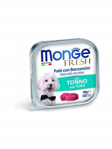 10 x Monge Dog Fresh Paštika s tuňákem 100 g