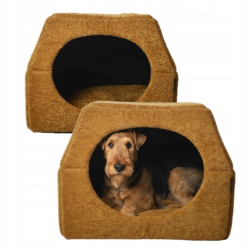 Levně Pelíšek Domeček pro psa kočku 2v1 XL 70x70 Potah Protiskluzové