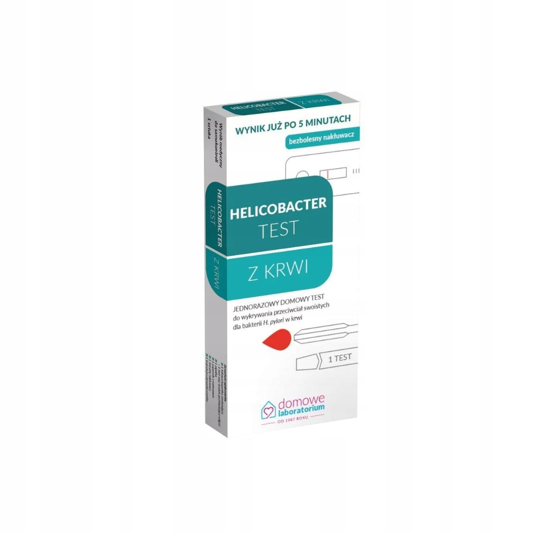 

Helicobacter Pylori Test z krwi przeciwciała IgG