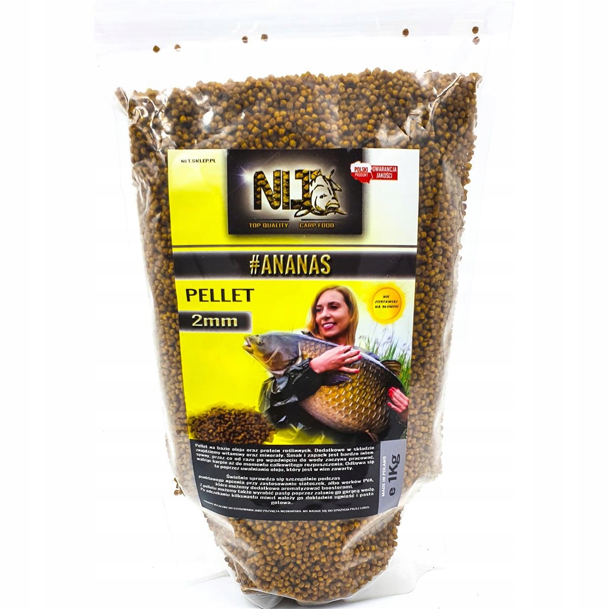 NLT FOOD - Pellet #ANANAS 2mm 1kg Marka inna