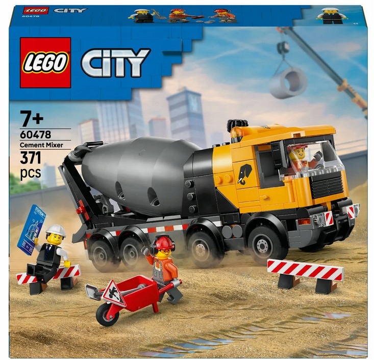 Stavebnice Domíchávač Betonu 60478 Lego City