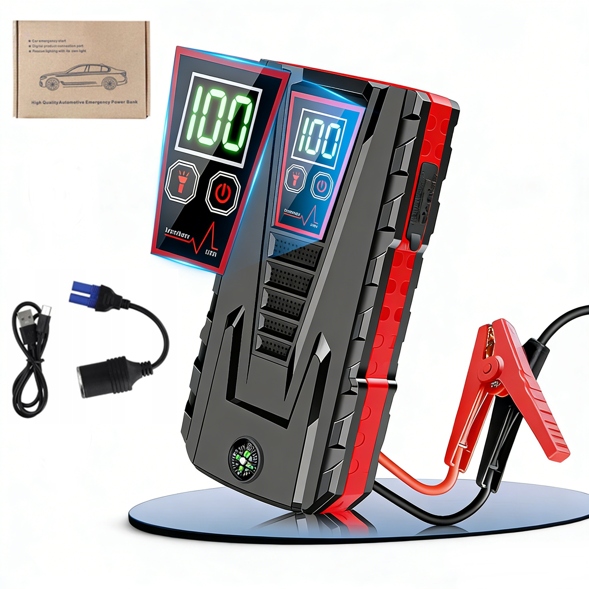 Jump Starter 99800MAH Booster Startér Do Auta Power Bank 12V 600A