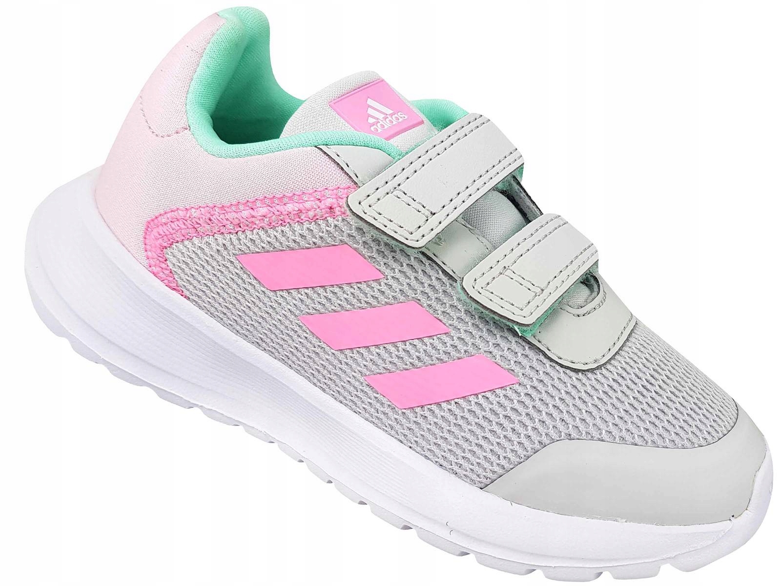 

Adidas Tensaur Buty Dziecięce Rzepy Lekkie Szare