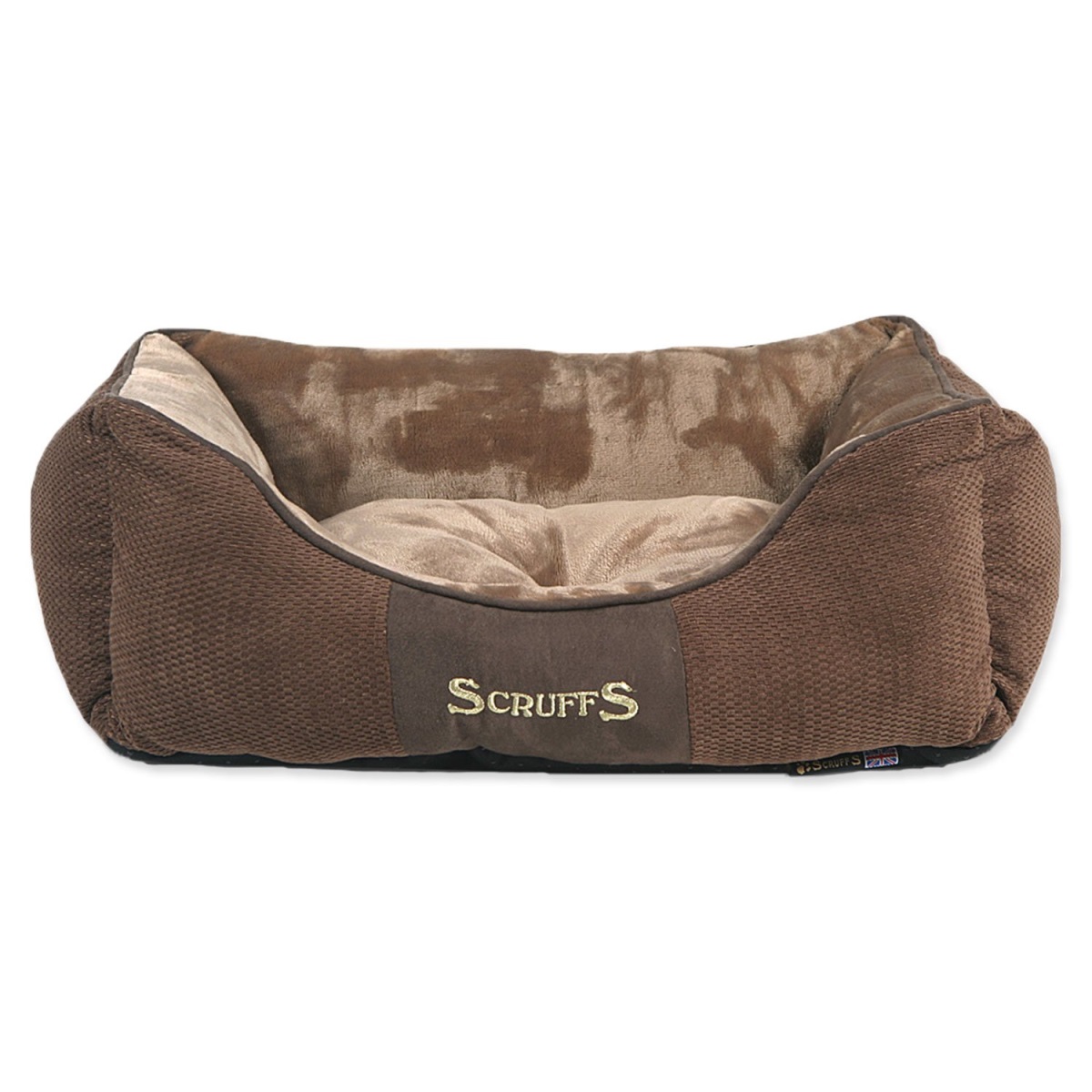 Levně Pelech Scruffs Chester Box Bed čokoládový S 50x40cm