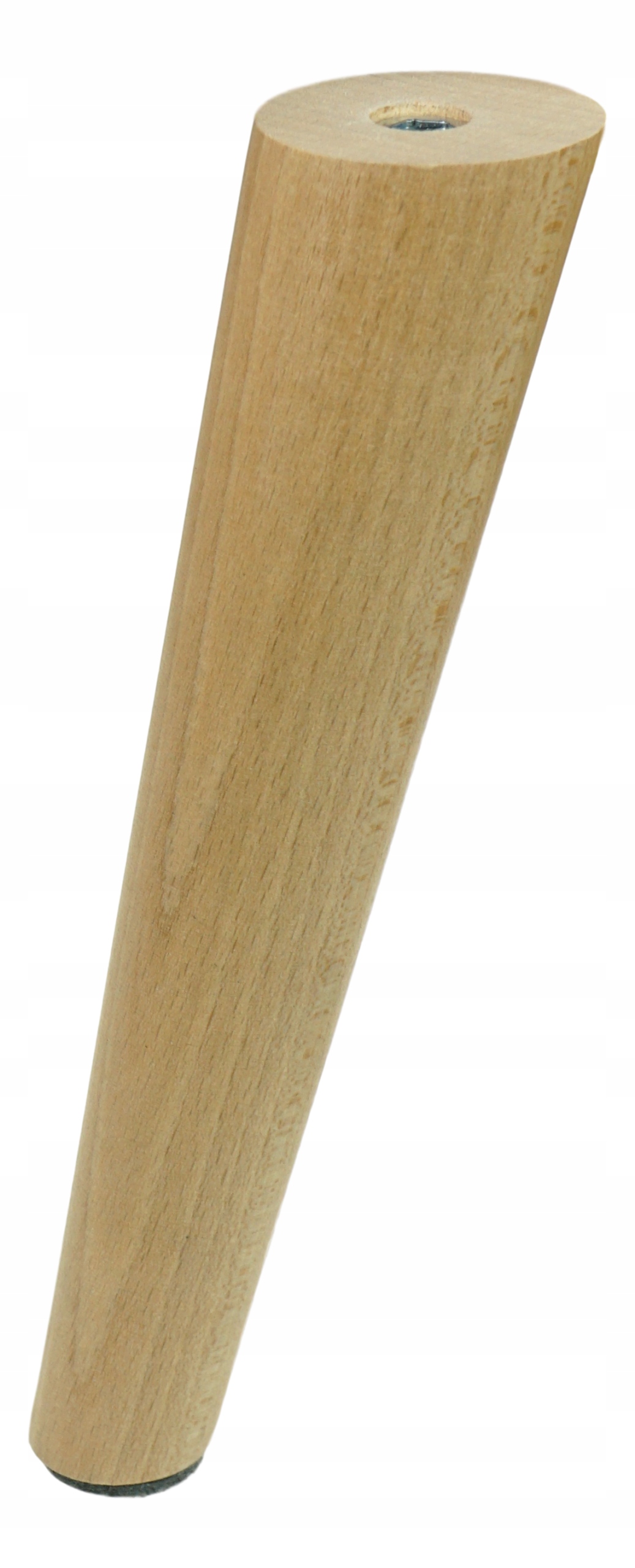 

Noga nóżki drewniane skośna do mebli 25 cm lakier
