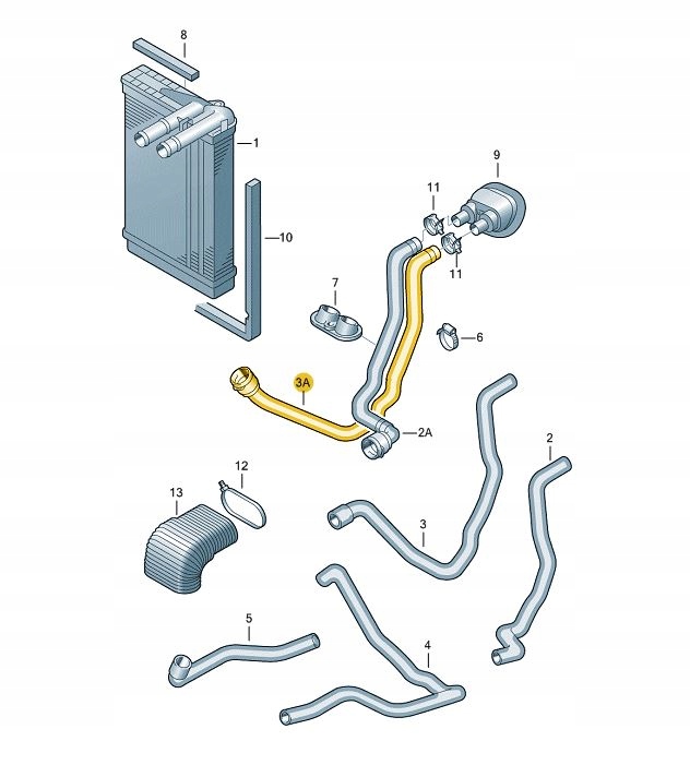 WAZ RURA PLYNU CHLODZENIA VW PASSAT 1 9 TDI ASO Car type Passenger cars