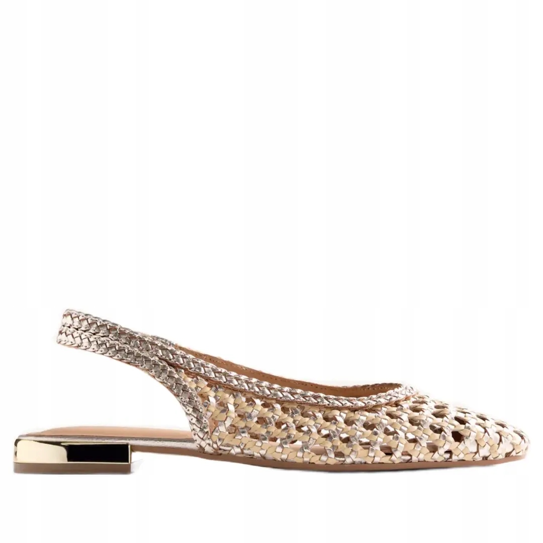 Dámské baleríny Gioseppo Wendell 79105-P platina 38, Stříbro