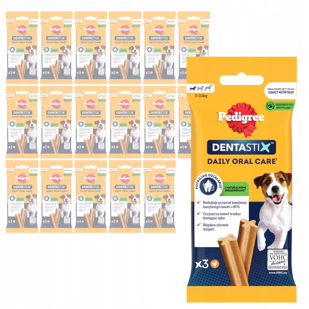 Levně Pedigree Denta Stix Small Zubní Kousátko Pro Psy Malých Plemen 18x45g