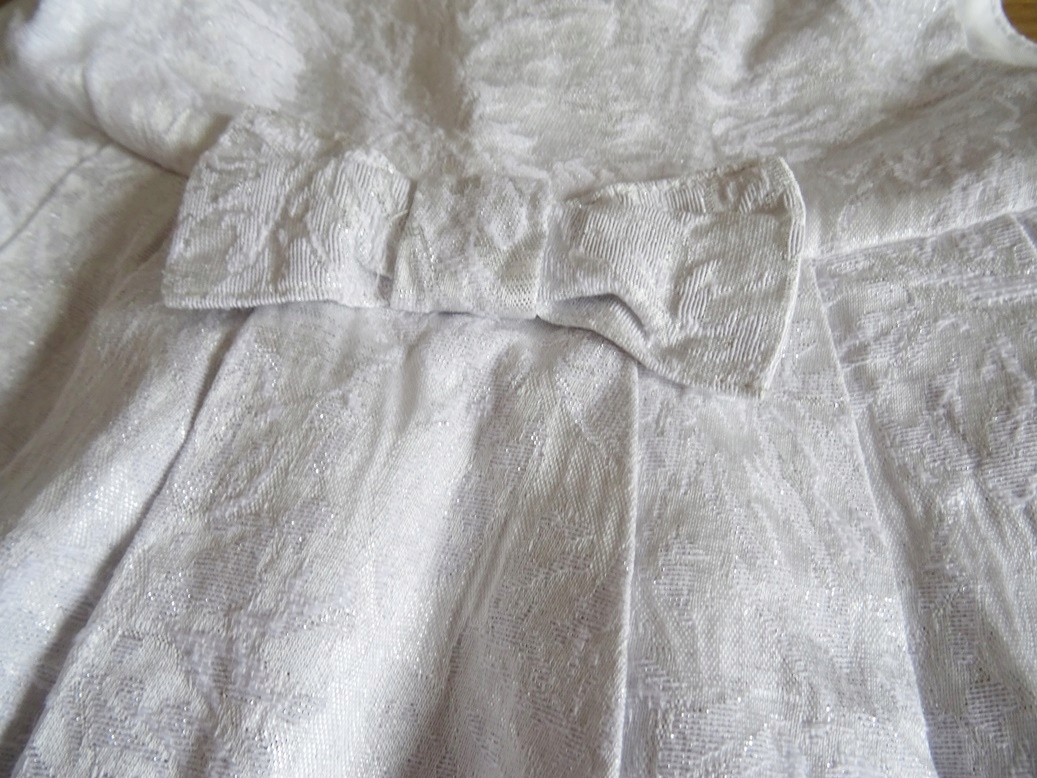 GEORGE ŚLICZNA SUKIENECZKA KOKARDA 80 cm Rozmiar 80