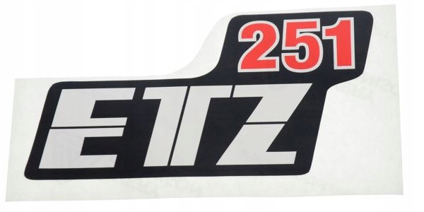 Naklejka pokrywy bocznej Mz Etz 251
