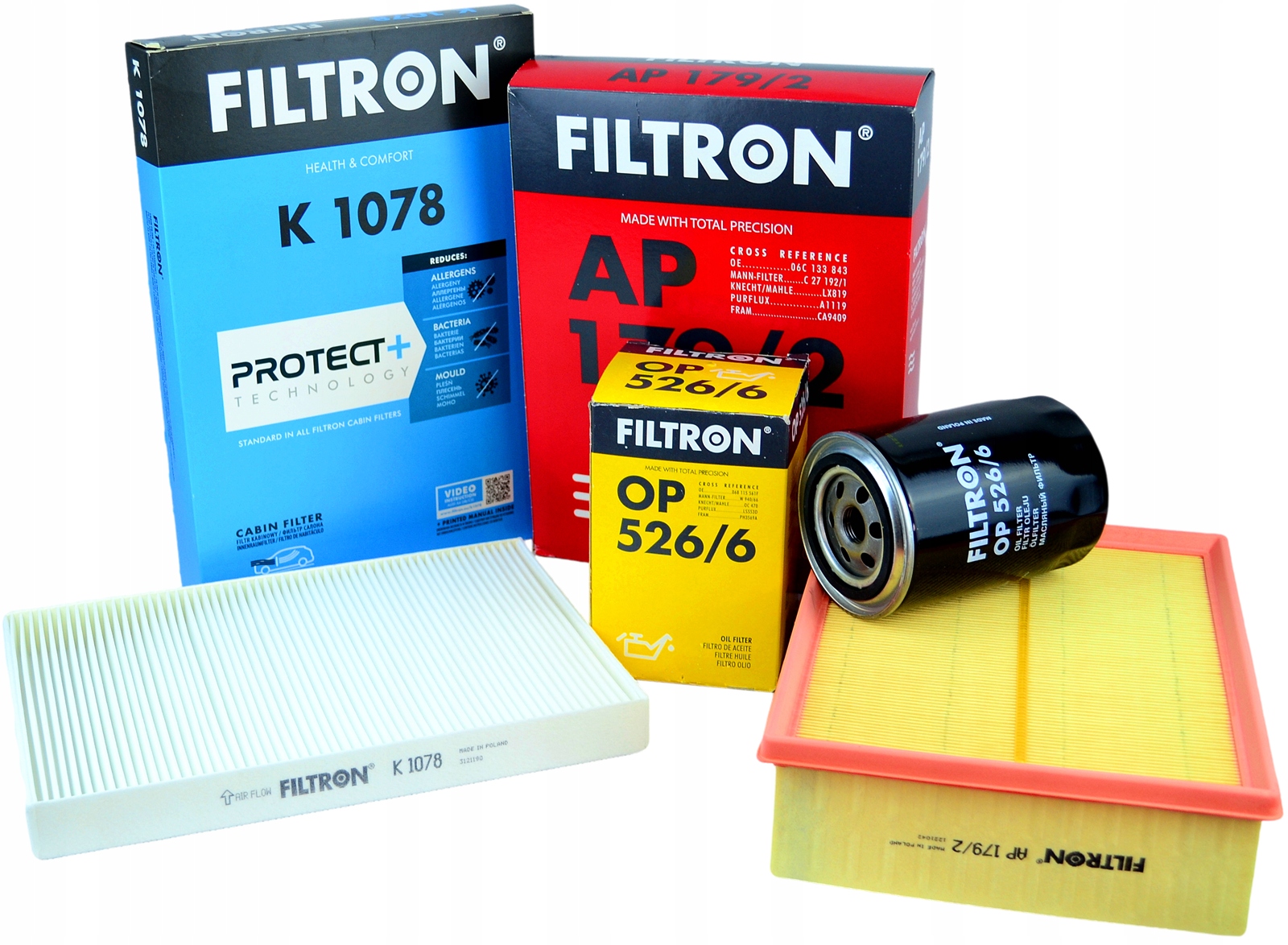 

Filtron Komplet Filtrów Vw Audi A4 B6 B7 1.8T