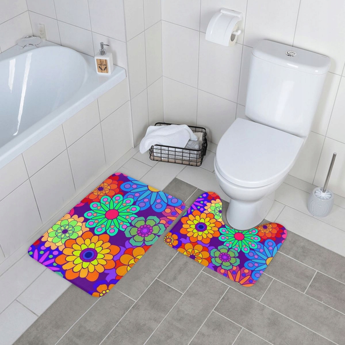 Flower Power Bath Mat